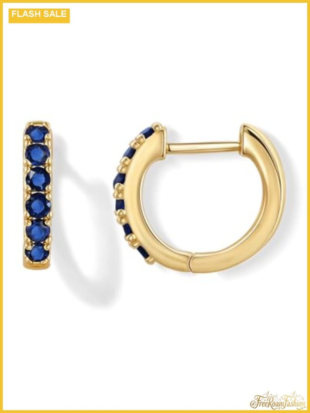 Tiny Huggie Hoop Earrings Gold Plated Hypoallergenic